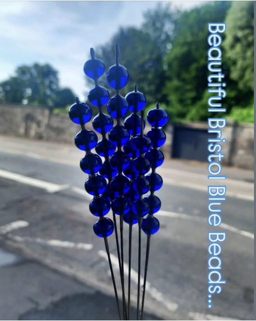 Bristol Blue glass crystals