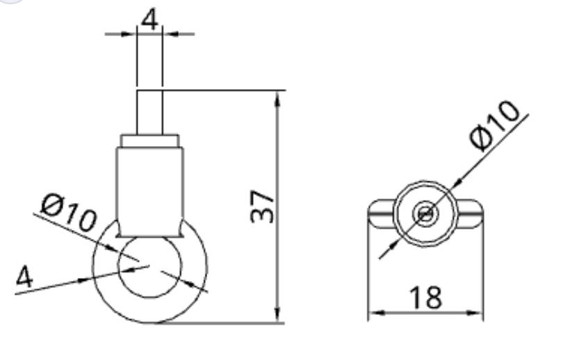 TECNI TG1.5 Eye Glider technical drawing