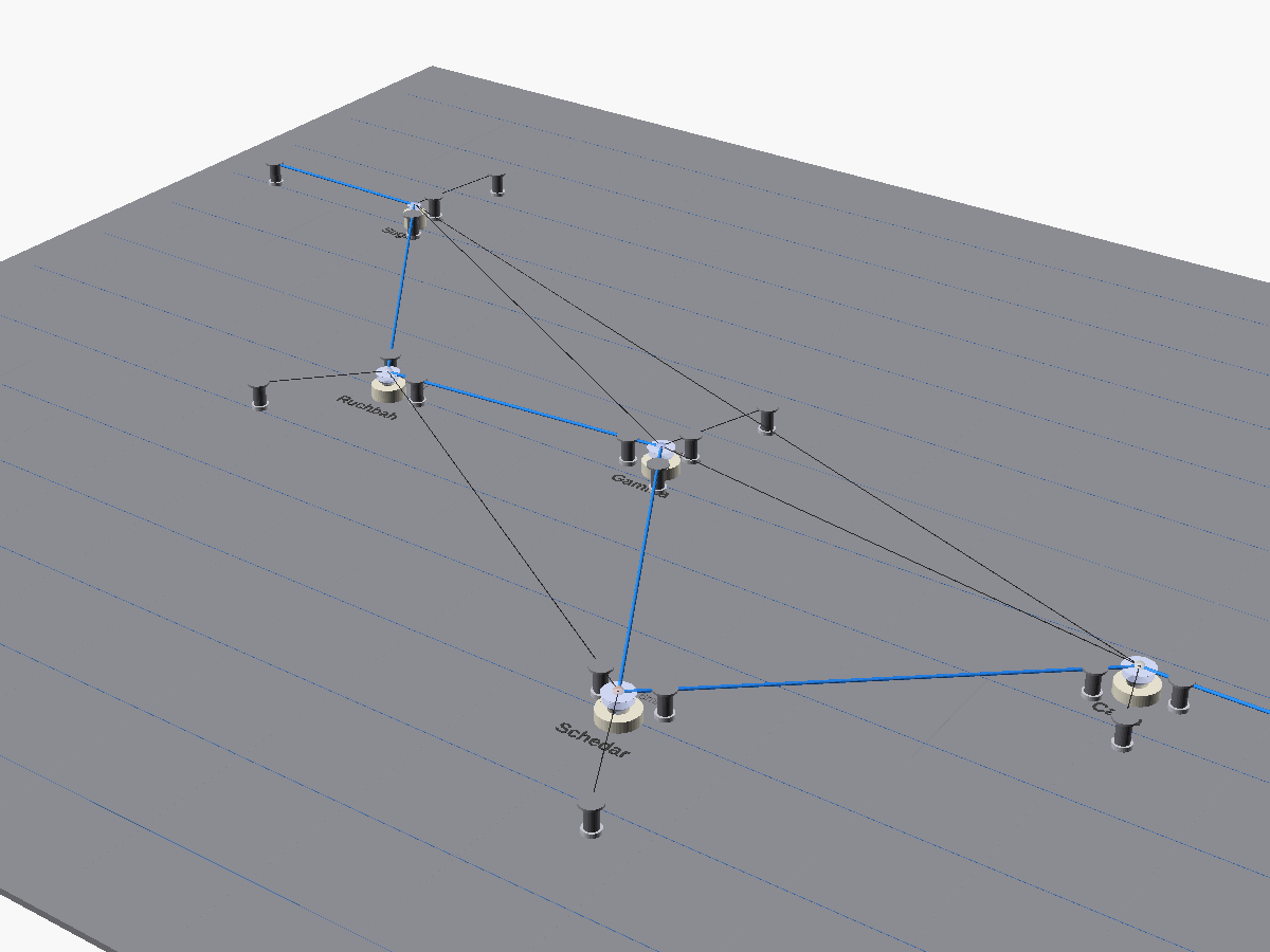 Manufacturing jig perspective view